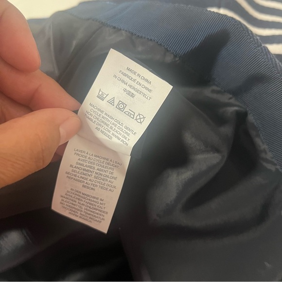 J. CREW Women’s Size 6 A-Line Striped 100% Cotton Skirt Color-block Navy/L.Blue - Picture 9 of 11